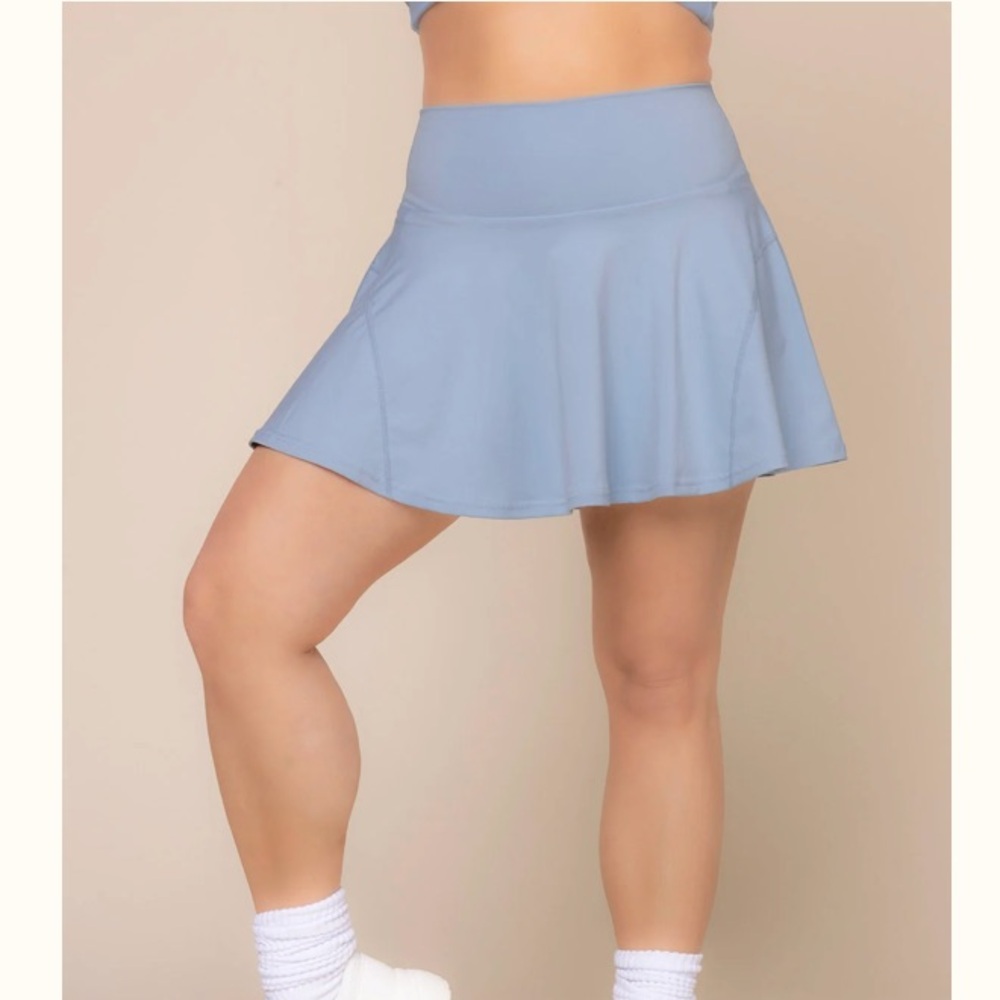 POPFLEX Twirl Skort In Blue Storm